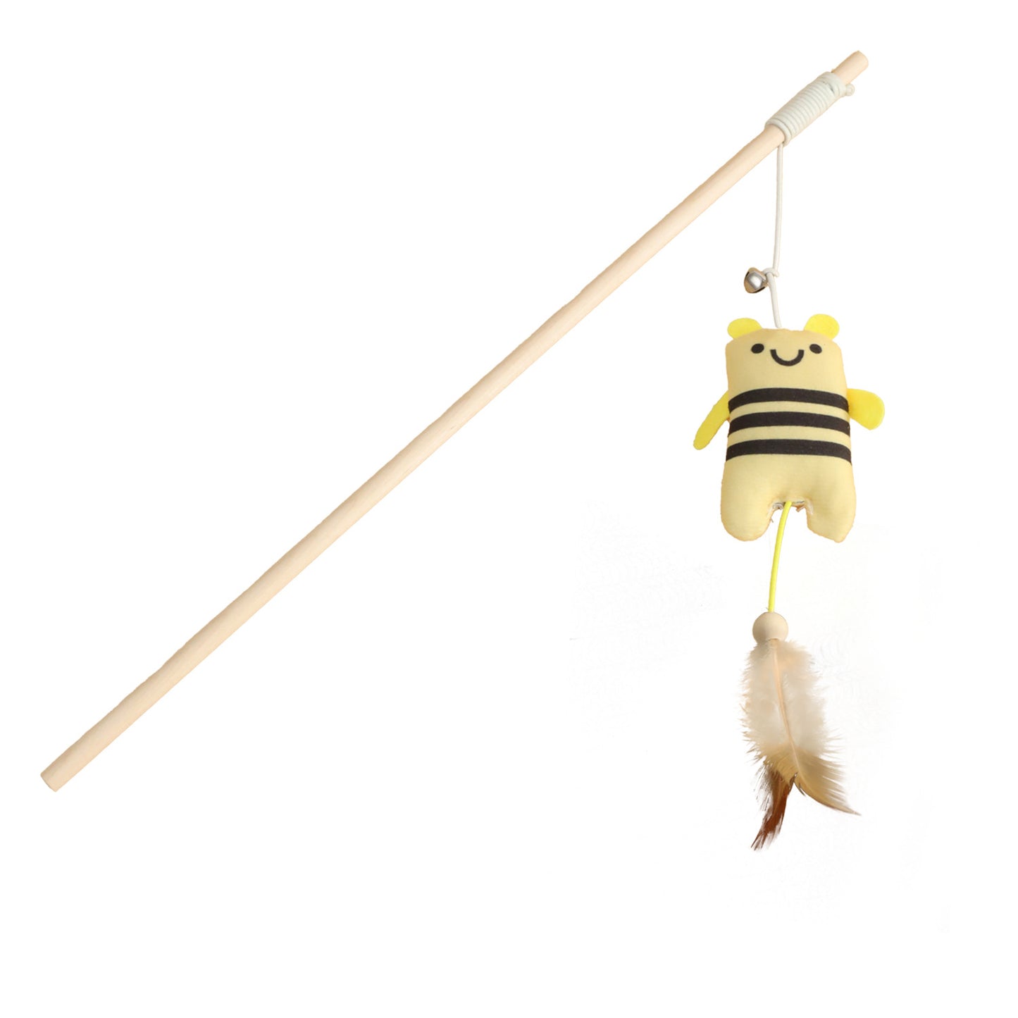 Wooden Pet Teaser Stick