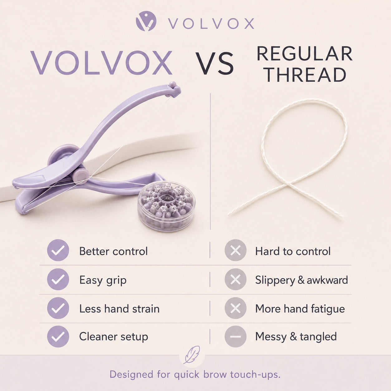 misoomae Precise Brow Threading Tool