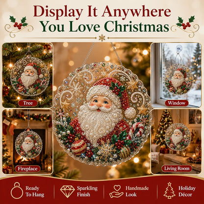 🎄 LAST DAY 49% OFF ✨Christmas DIY Diamond Painting Hanging Ornament Kit🎅💎（🚚 FREE Shipping on 2+ Items）