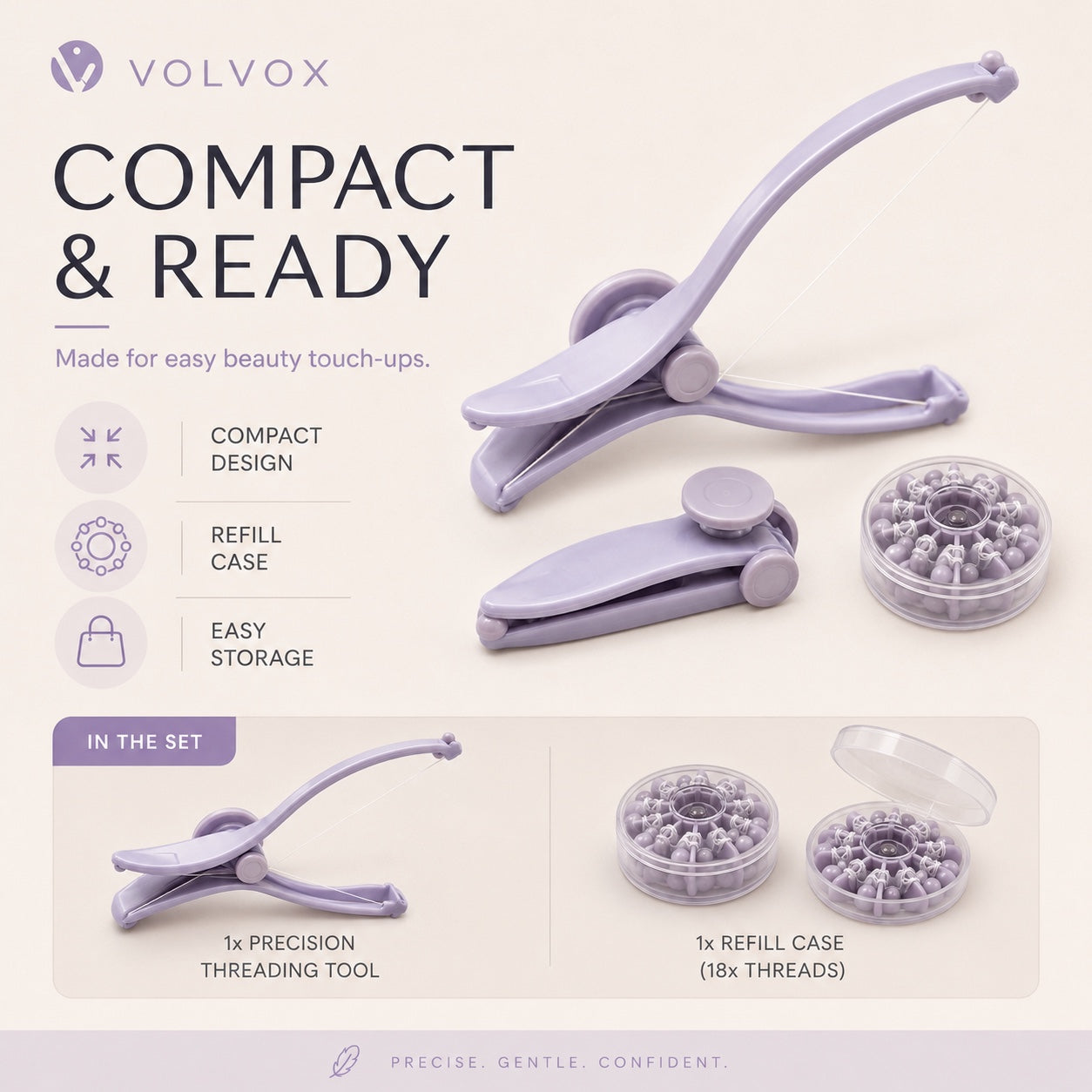 misoomae Precise Brow Threading Tool