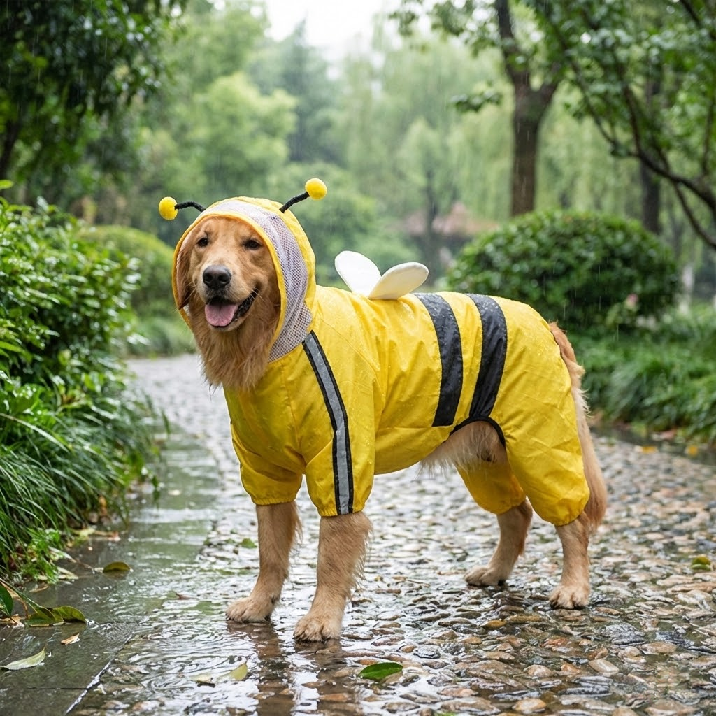 Dog 4-Leg Waterproof Raincoat