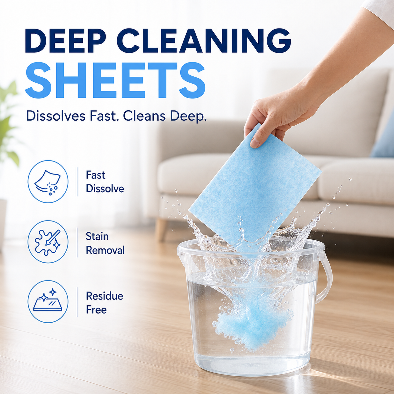 🔥Last Day 50% OFF🔥4-in-1 Cleaning Sheets