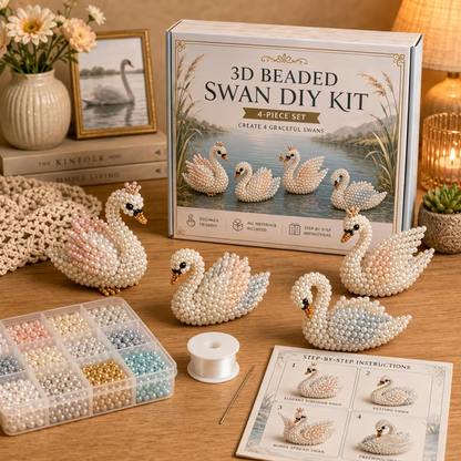 🔥🧵✨ Tiny 3D Beaded Animal DIY Kit（Unfinished Product）