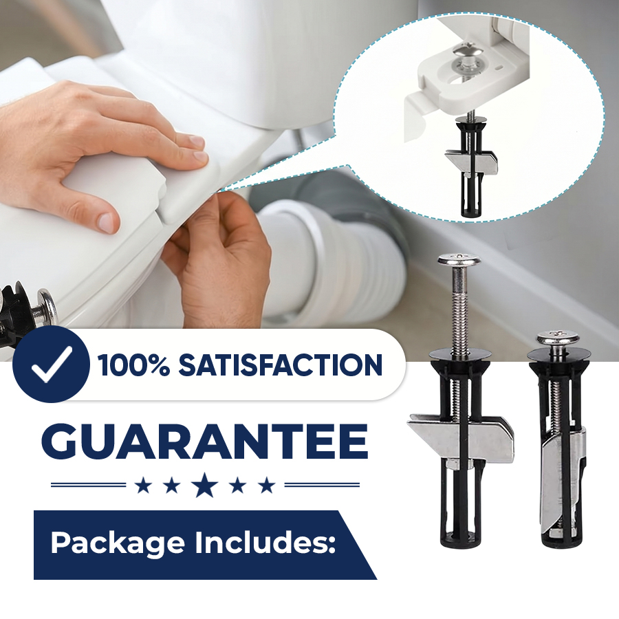 🔥Hot Sale🔥Heavy Duty Toilet Seat Fastener Bolt kit(A Set of 2 Pcs)🔥