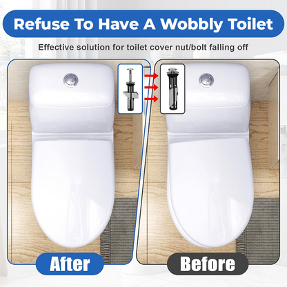 🔥Hot Sale🔥Heavy Duty Toilet Seat Fastener Bolt kit(A Set of 2 Pcs)🔥
