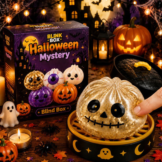 🎃 Halloween Dumpling Squishy Blind Box 👻 Which Halloween Squishy Will You Get?！