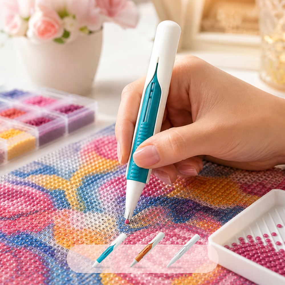 🔥 Buy 1 Get 1 FREE - 💎 Automatic Diamond Painting Bead dispenser(📦Buy 2 Sets, Get FREE Shipping)