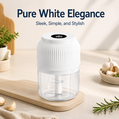 🔥LAST DAY-BUY 2 GET 1 FREE🔋Mini Electric Food Chopper – USB RECHARGEABLE 🌶️🧄