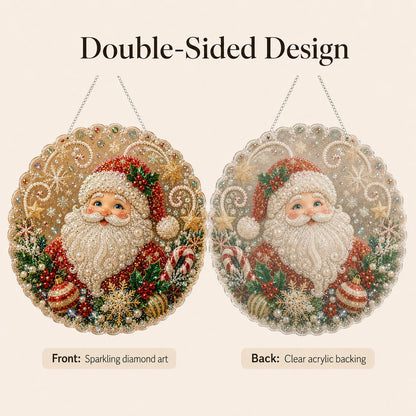 🎄 LAST DAY 49% OFF ✨Christmas DIY Diamond Painting Hanging Ornament Kit🎅💎（🚚 FREE Shipping on 2+ Items）