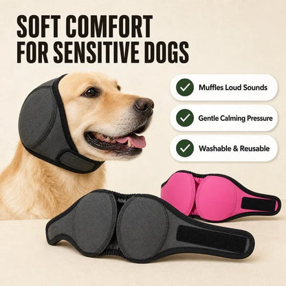 Sound-Dampening Dog Ear Wrap for Fireworks & Storm Anxiety 🐶
