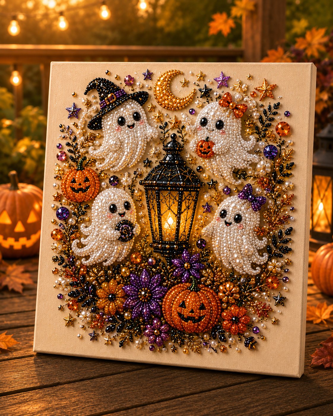 🔥Last Day 49% OFF – 🎃👻Halloween Pearl Art DIY Kit-Create Spooky-Cute Halloween Decor