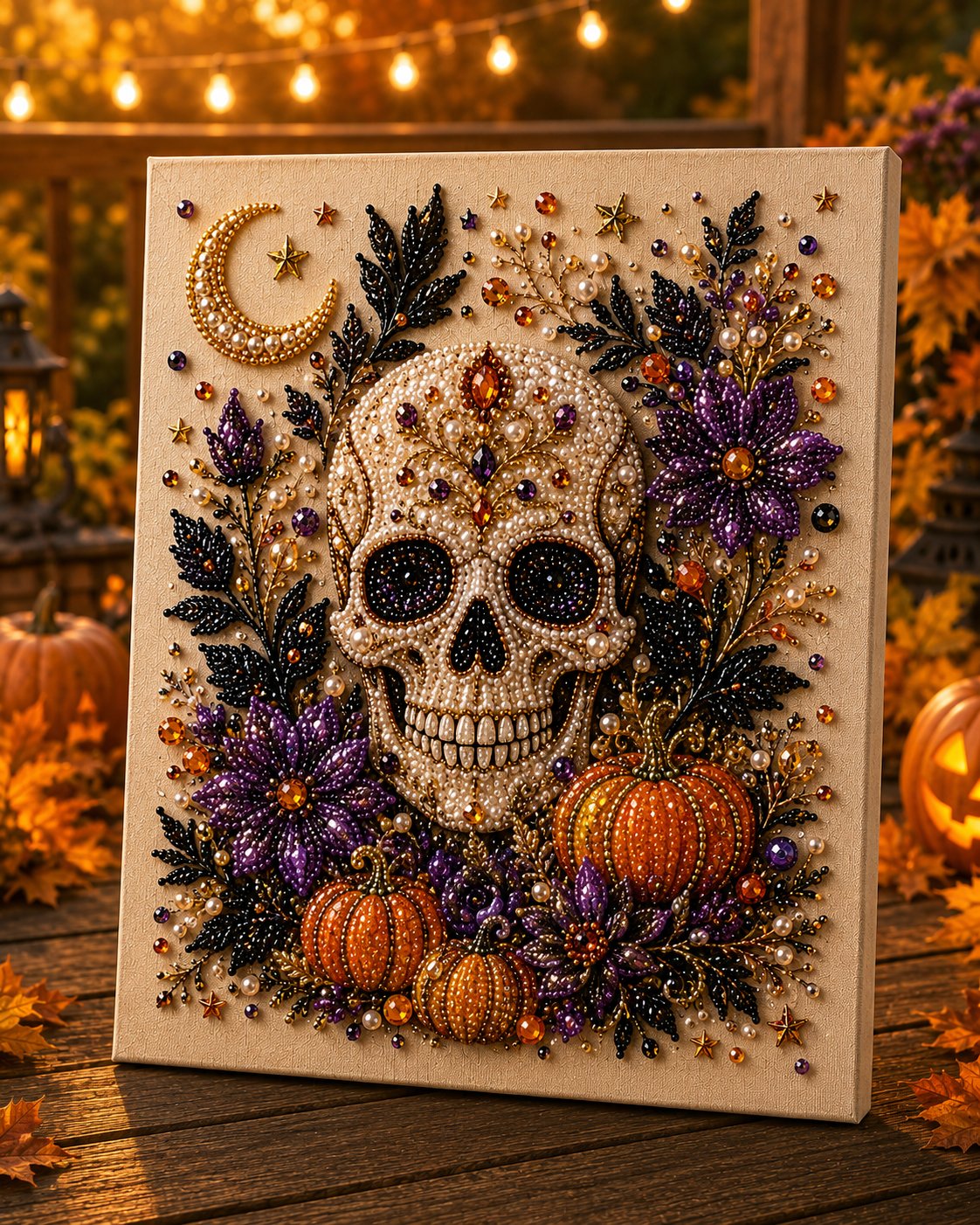 🔥Last Day 49% OFF – 🎃👻Halloween Pearl Art DIY Kit-Create Spooky-Cute Halloween Decor