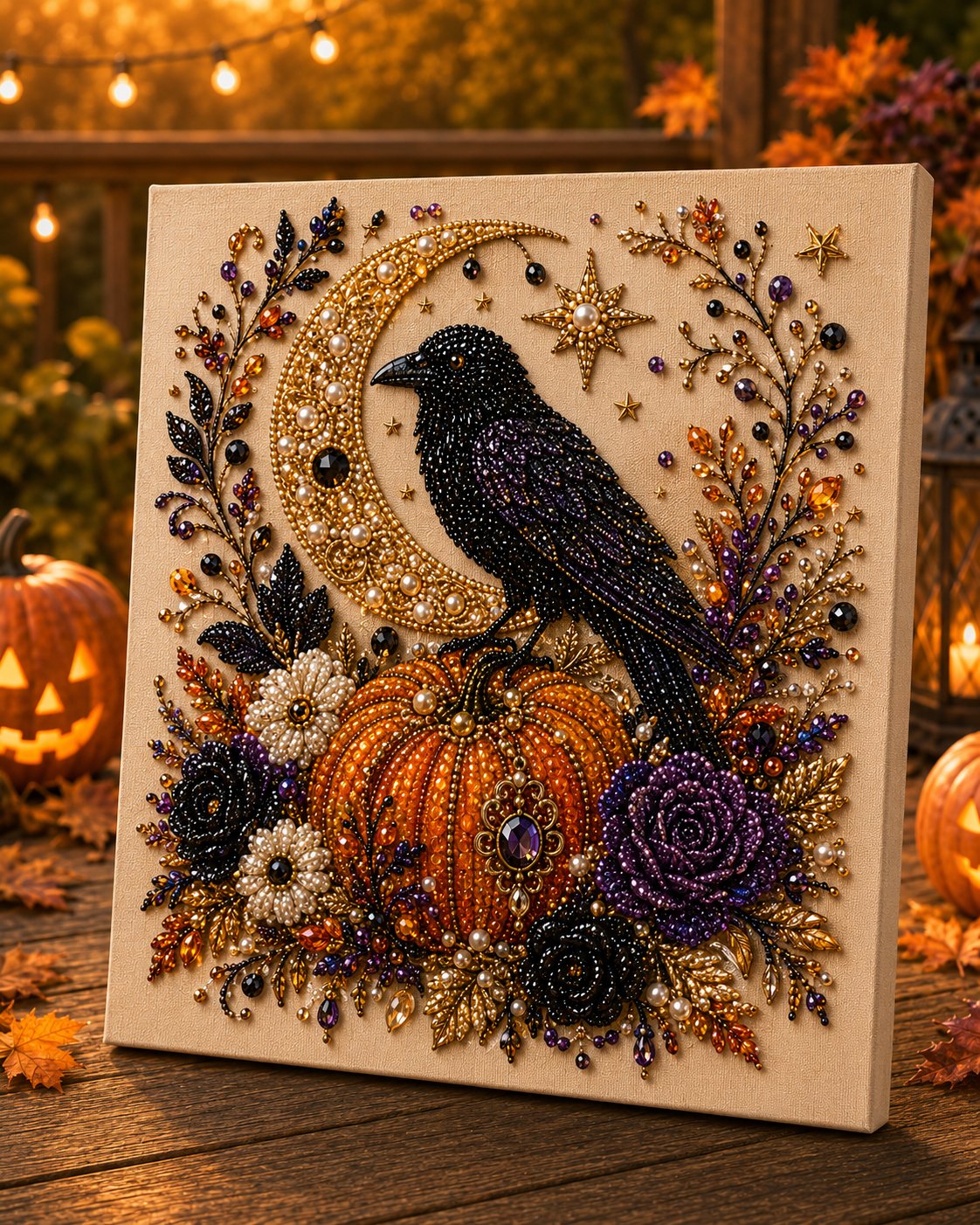 🔥Last Day 49% OFF – 🎃👻Halloween Pearl Art DIY Kit-Create Spooky-Cute Halloween Decor
