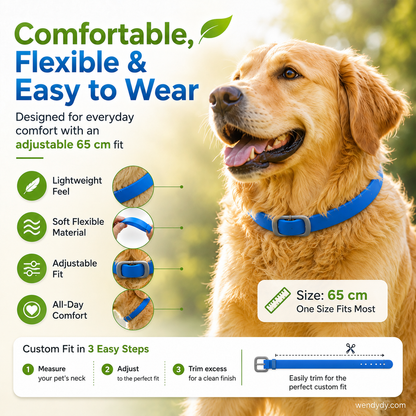 🔥 50% OFF Today 🐾 Natural Essential Oil Pet Pest Repellent Collar 🦟Safe Flea & Tick Protection for Dogs & Cats 💚