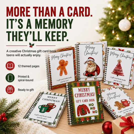 🔥 LIMITED-TIME 50% OFF🎄Christmas Gift Card Book-A new christmas surprise on every page!