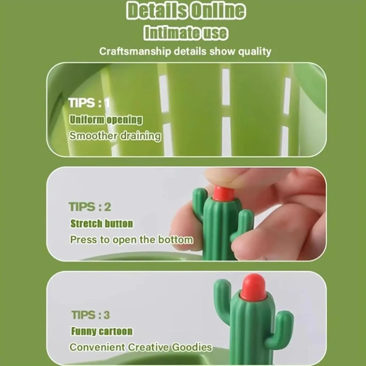 🔥Buy 1 Get 1 FREE — Last Day!  🌵Cactus Sink Filter Basket