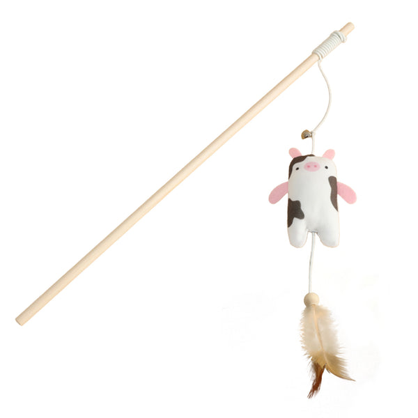 Wooden Pet Teaser Stick