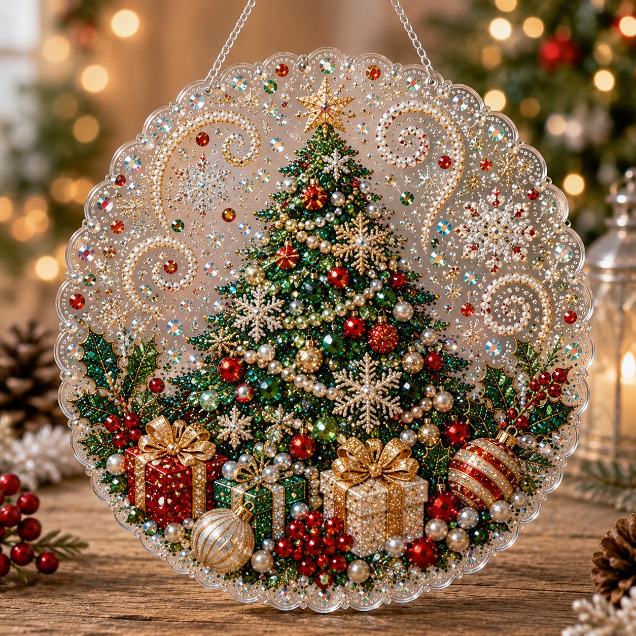 🎄 LAST DAY 49% OFF ✨Christmas DIY Diamond Painting Hanging Ornament Kit🎅💎（🚚 FREE Shipping on 2+ Items）