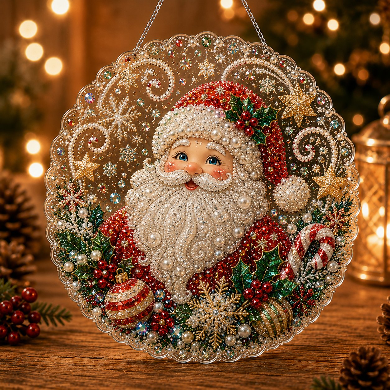 🎄 LAST DAY 49% OFF ✨Christmas DIY Diamond Painting Hanging Ornament Kit🎅💎（🚚 FREE Shipping on 2+ Items）