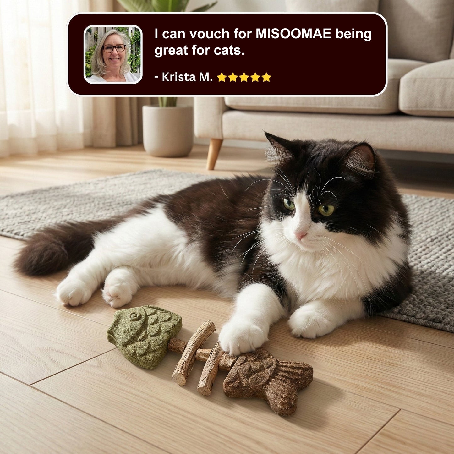 🐱MISOOMAE Catnip & Silvervine Chew(Buy 1 Get 1 Free)