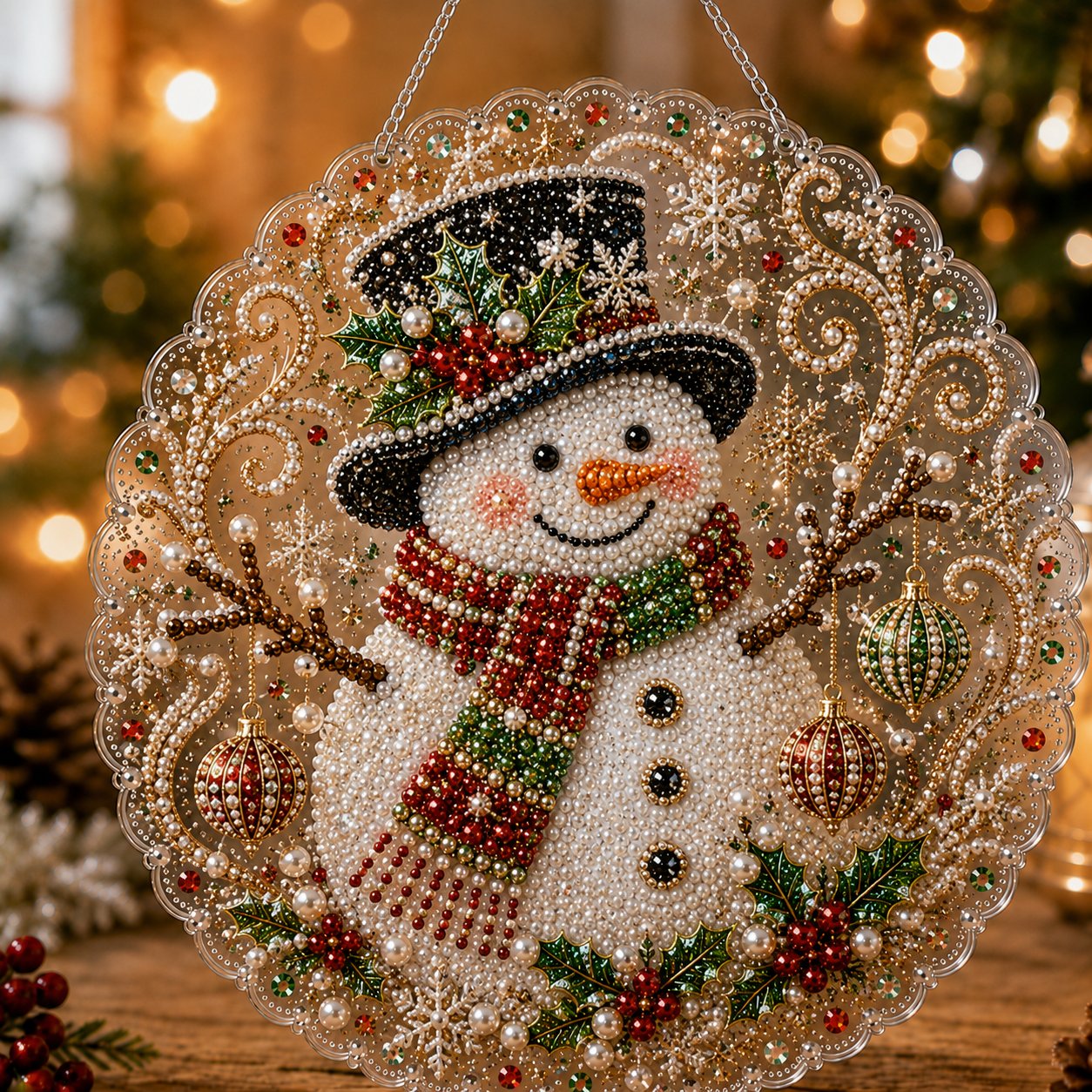 🎄 LAST DAY 49% OFF ✨Christmas DIY Diamond Painting Hanging Ornament Kit🎅💎（🚚 FREE Shipping on 2+ Items）