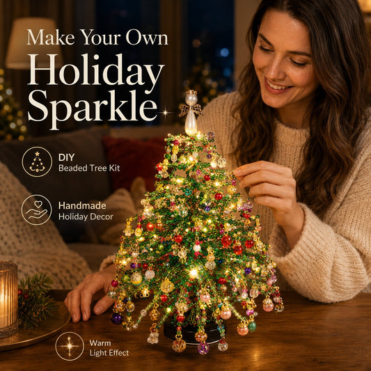 🎄✨ DIY Beaded Christmas Tree Kit – 🎅 Make Your Own Little Christmas Memory（📦Buy 2, Get FREE Shipping）