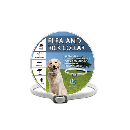 🔥 50% OFF Today 🐾 Natural Essential Oil Pet Pest Repellent Collar 🦟Safe Flea & Tick Protection for Dogs & Cats 💚