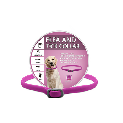 🔥 50% OFF Today 🐾 Natural Essential Oil Pet Pest Repellent Collar 🦟Safe Flea & Tick Protection for Dogs & Cats 💚