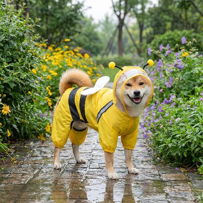 Dog 4-Leg Waterproof Raincoat